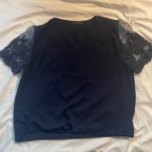 Francesca’s V-neck Wrap Top